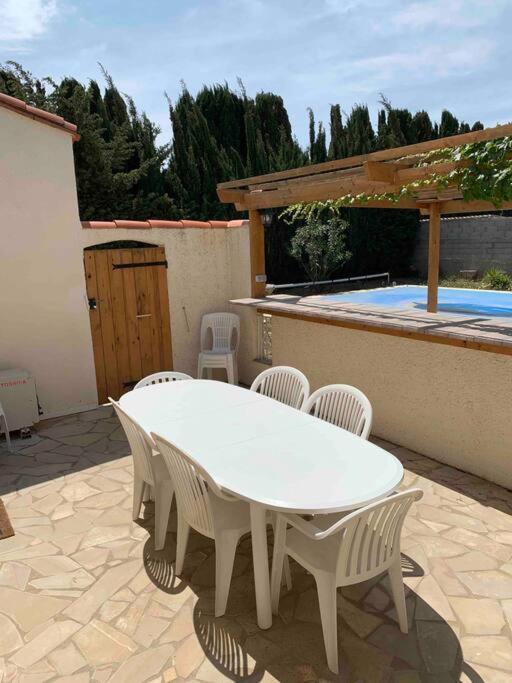 Jolie Villa Piscine A 15 Min Du Barcares Salses le Chateau Bagian luar foto