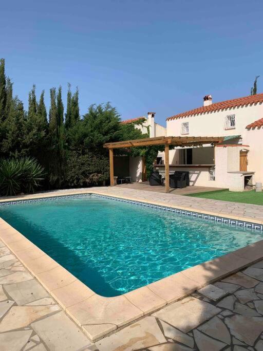 Jolie Villa Piscine A 15 Min Du Barcares Salses le Chateau Bagian luar foto
